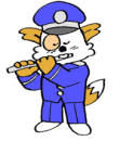 音楽隊ほくとくんのイラスト