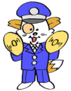 音楽隊ほくとくんのイラスト