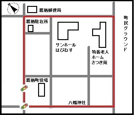 鷹栖町南１条３丁目地区の地図