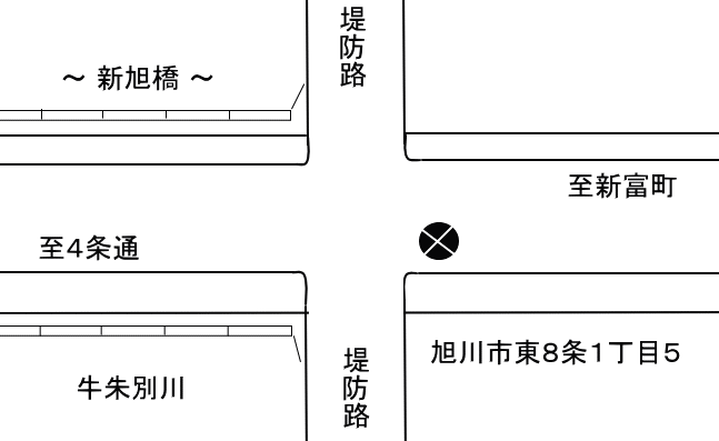 死亡ひき逃げ現場周辺地図