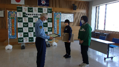 感謝状贈呈式の写真
