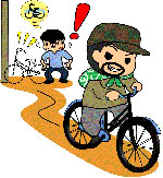 自転車盗難のイラスト
