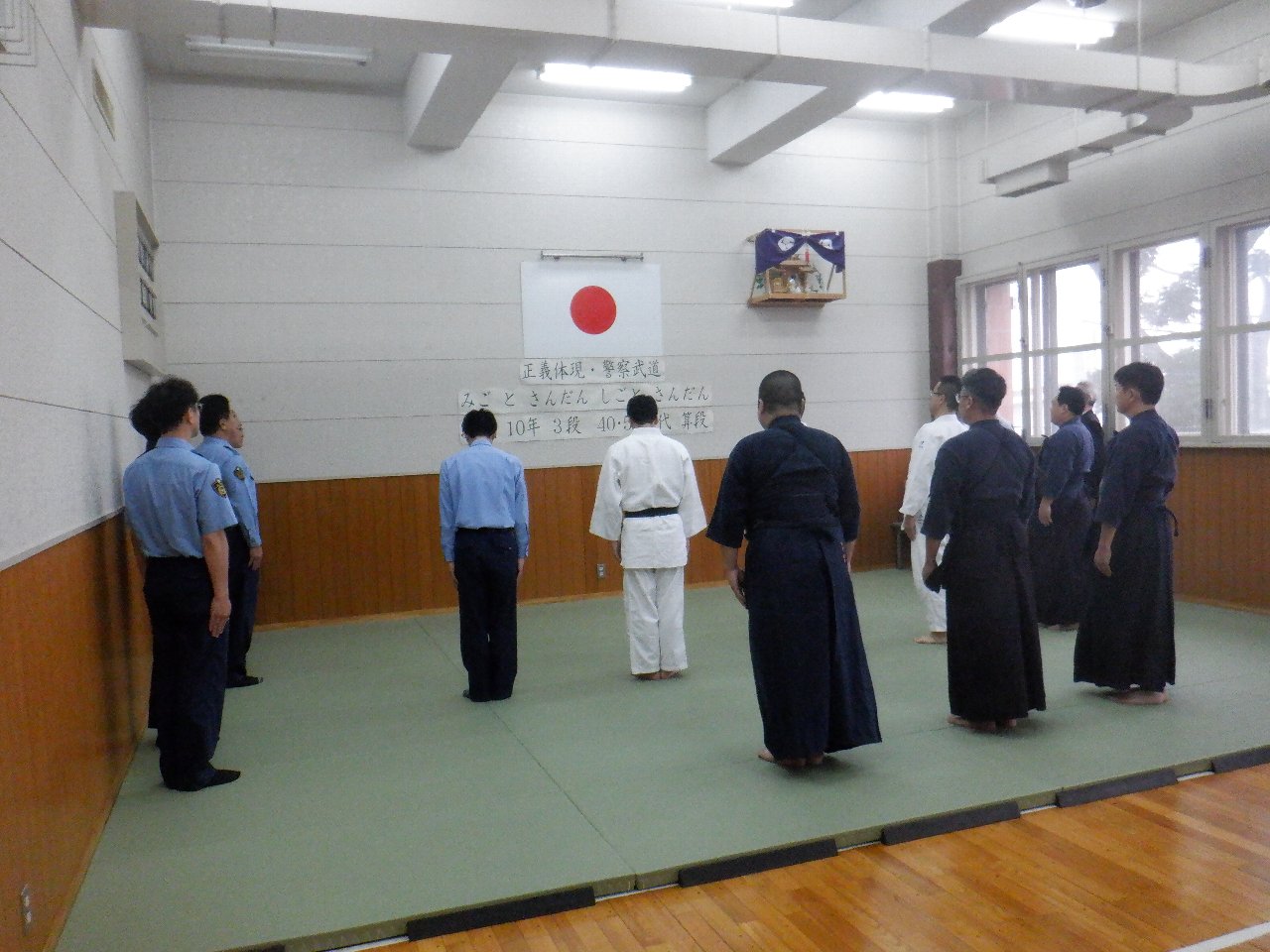 夏季特別術科訓練及び北海道警察逮捕術大会に向けた訓練開始