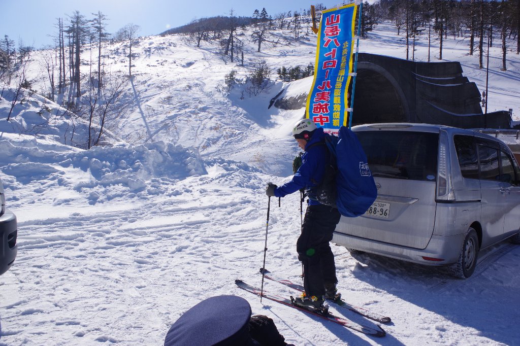 山岳パトロールの様子