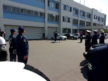点検中のようす