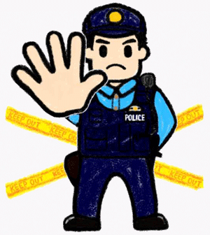 警察官のイラスト