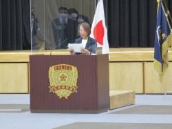 警察署長会議出席の写真