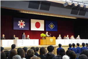 初任科第256期卒業式の写真