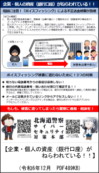 企業・個人の資産(銀行口座がねらわれている！！)